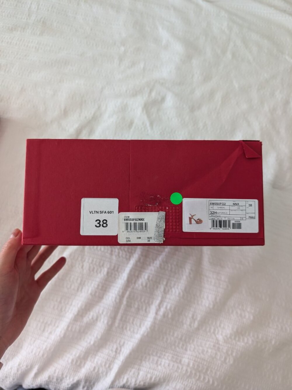 Empty Valentino Shoe Box View 4